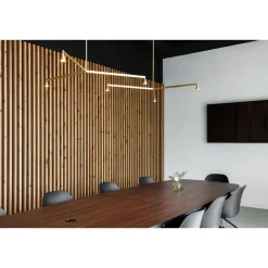 Trizo 21 Austere Chandelier Y 25 Messing