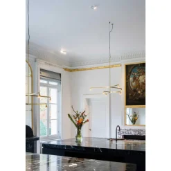 Trizo 21 Austere Chandelier Y 25 Messing