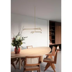 Trizo 21 Austere Chandelier Y 25 Messing