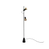 Trizo 21 2Thirty Floor 2 Gulvlampe Dámpbar Sort/ Guld Ring