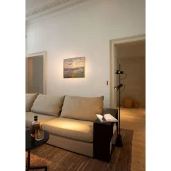 Trizo 21 2Thirty Floor 2 Gulvlampe Dámpbar Sort/ Guld Ring