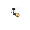 Trizo 21 2Thirty-C1 Honeycomb Loftlampe Sort/Guld Ring
