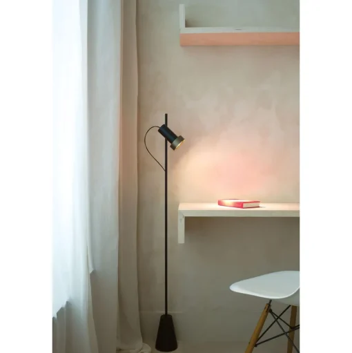 Trizo 21 2Thirty-Floor 1 Honeycomb Gulvlampe Sort/Bronze Ring