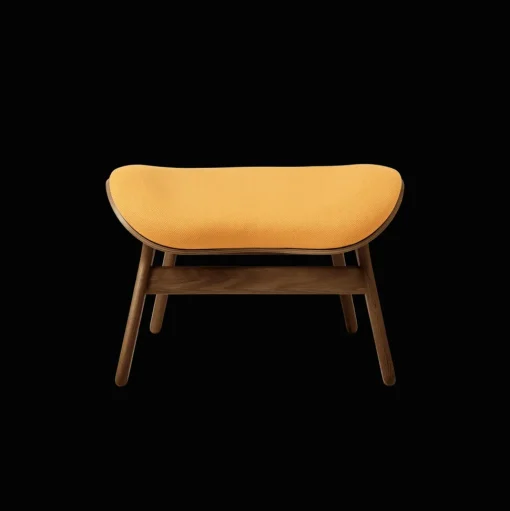 Umage A Conversation Piece Ottoman Sort Egetrá/Tangerine