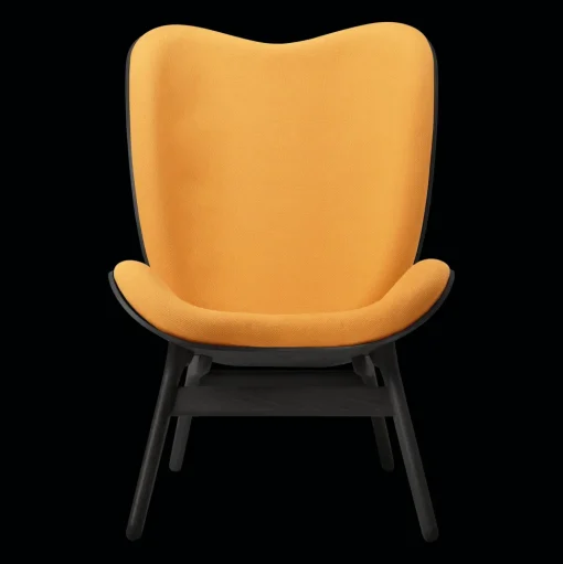 Umage A Conversation Piece Høj Lánestol Sort Egetrá/Tangerine