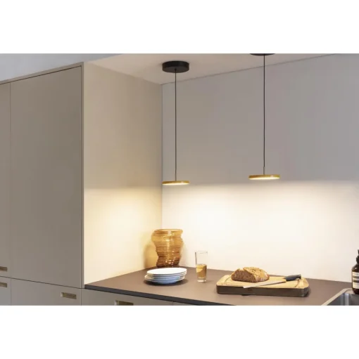 Umage Asteria Micro Pendel Med Lysdámper Petroleums Blå/Sort Top