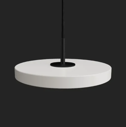 Umage Asteria Micro Pendel Med Lysdámper Nuance Mist/Sort Top