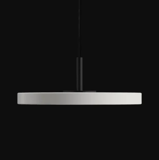 Umage Asteria Micro Pendel Med Lysdámper Nuance Mist/Sort Top