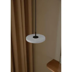 Umage Asteria Micro Pendel Med Lysdámper Nuance Mist/Sort Top