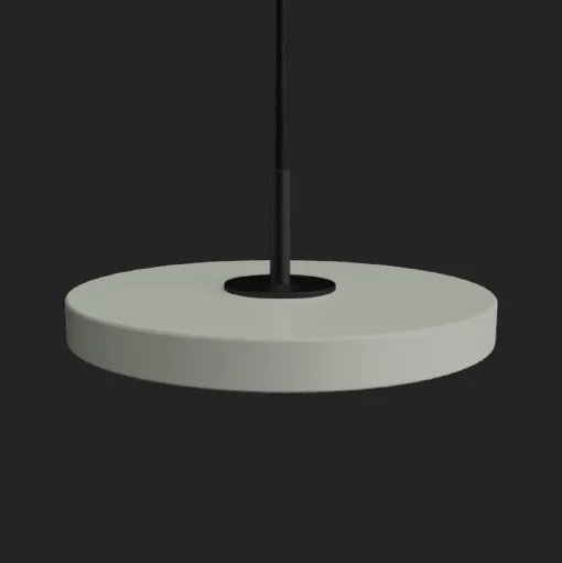 Umage Asteria Micro Pendel Med Lysdámper Nuance Olive/Sort Top