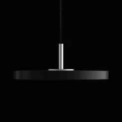 Umage Asteria Micro Pendel Sort/Stål Top