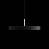 Umage Asteria Mini Pendel Sort med Messing Top