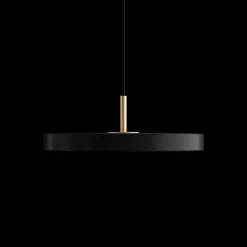 Umage Asteria Mini Pendel Sort med Messing Top
