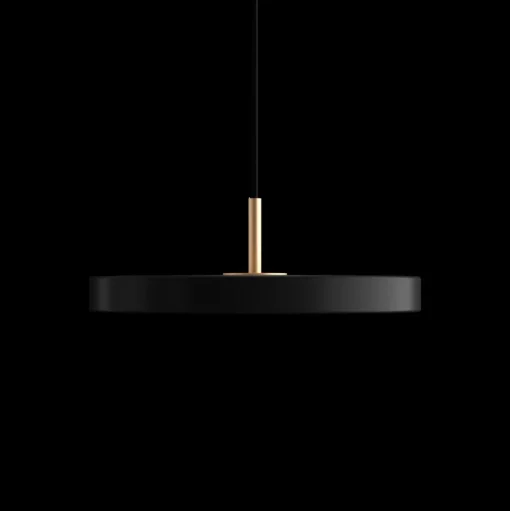 Umage Asteria Mini Pendel Sort med Messing Top