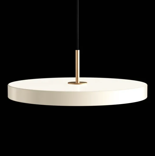 Umage Asteria Pendel Perle Hvid med Messing Top