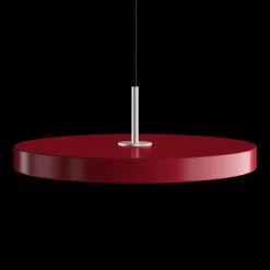 Umage Asteria Plus Medium Pendel Ruby Red/Stål