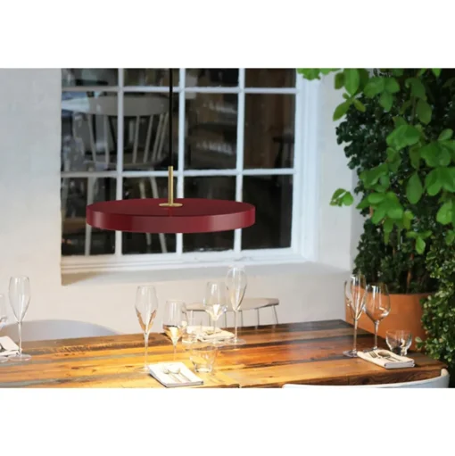 Umage Asteria Plus Medium Pendel Nuance Rose/Stål