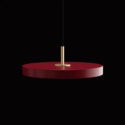 Umage Asteria Plus Mini Pendel Ruby Red/Messing