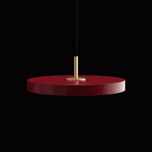 Umage Asteria Plus Mini Pendel Ruby Red/Messing