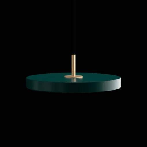 Umage Asteria Plus Mini Pendel Forest Green/Messing