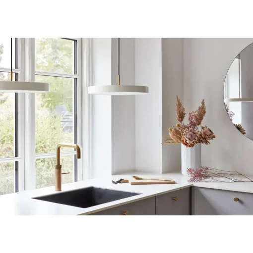 Umage Asteria Plus Mini Pendel Nuance Orange/Stål