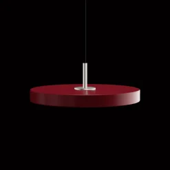 Umage Asteria Plus Mini Pendel Ruby Red/Stål