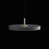 Umage Asteria Plus Mini Pendel Anthracite Grey/Messing