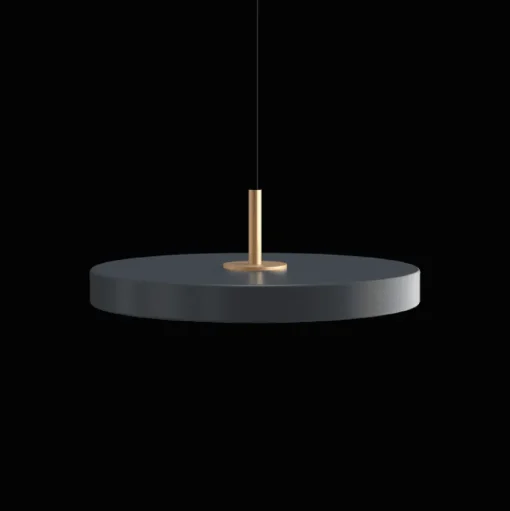 Umage Asteria Plus Mini Pendel Anthracite Grey/Messing