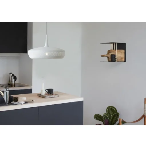 Umage Clava Dine Pendel Med Rosette Mat Hvid/Sort