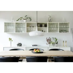 Umage Clava Dine Pendel Med Rosette Mat Hvid/Sort