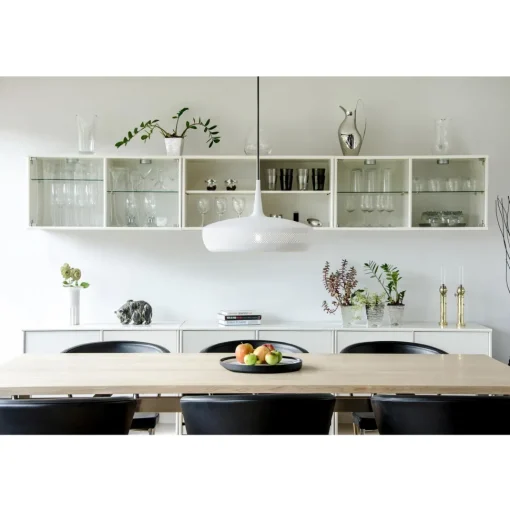 Umage Clava Dine Pendel Med Rosette Mat Hvid/Sort