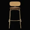 Umage Curious Barstol Teddy Brown/Messing
