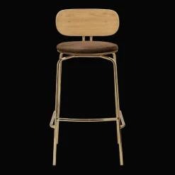 Umage Curious Barstol Teddy Brown/Messing