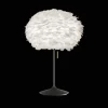 Umage Eos Bordlampe Mellem Hvid med Base I Sort med USB