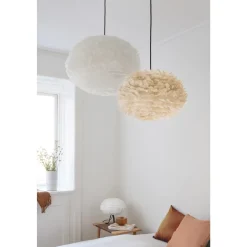 Umage Eos Pendel XL Hvid med Cannonball Baldakin I Sort