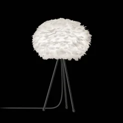 Umage Eos Tripod Bordlampe Mellem Hvid med Ben I Mat Sort