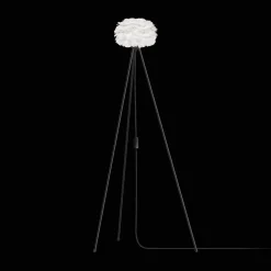 Umage Eos Tripod Gulvlampe Mikro Hvid med Ben I Sort