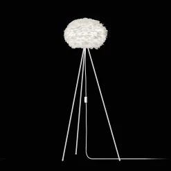 Umage Eos Tripod Gulvlampe Mellem Hvid med Ben I Hvid