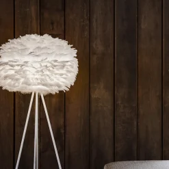 Umage Eos Tripod Gulvlampe Mellem Hvid med Ben I Hvid