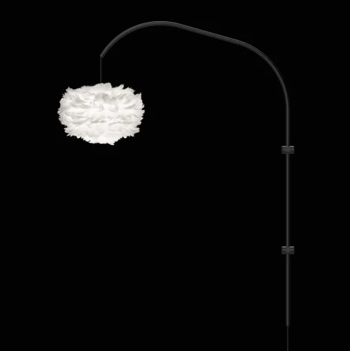 Umage Eos Willow Single Váglampe Mini Hvid med Opháng I Sort