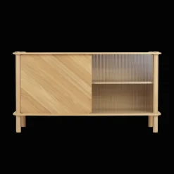 Umage Italic Kabinet 1x1 Døre Eg/Glas