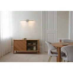 Umage Italic Kabinet 1x1 Døre Sort Eg/Glas