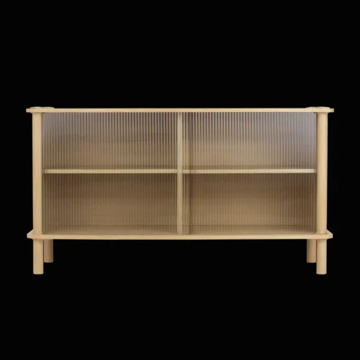 Umage Italic Kabinet 2x Døre Eg/Glas