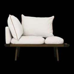 Umage Lounge Around 1½-Seater Sofa Mørk Eg/White Sands
