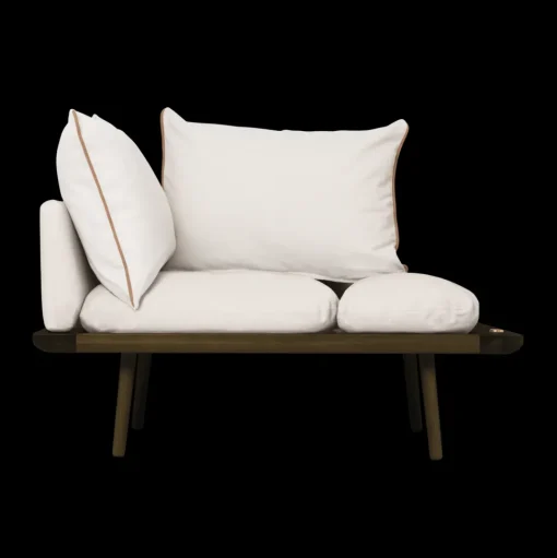 Umage Lounge Around 1½-Seater Sofa Mørk Eg/White Sands
