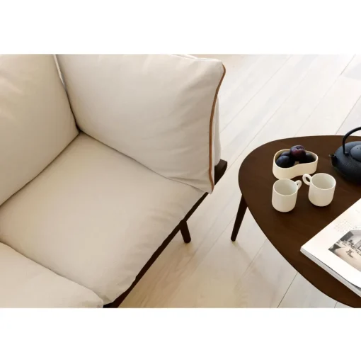 Umage Lounge Around 1½-Seater Sofa Mørk Eg/White Sands