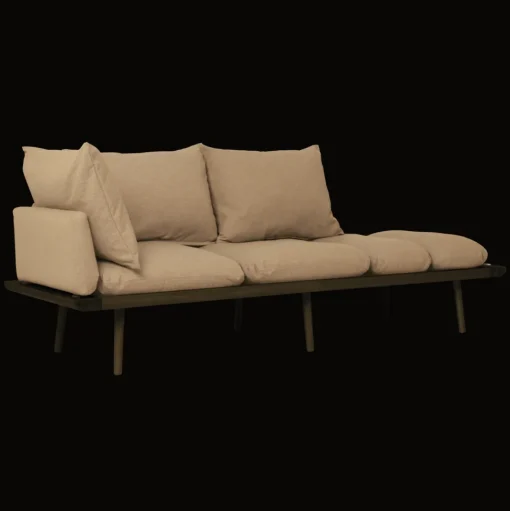 Umage Lounge Around 3-Seater Sofa Mørk Eg/Sugar Brown