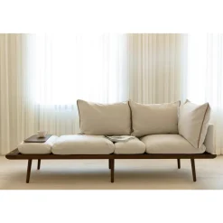 Umage Lounge Around 3-Seater Sofa Mørk Eg/White Sands