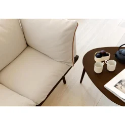 Umage Lounge Around 3-Seater Sofa Mørk Eg/White Sands