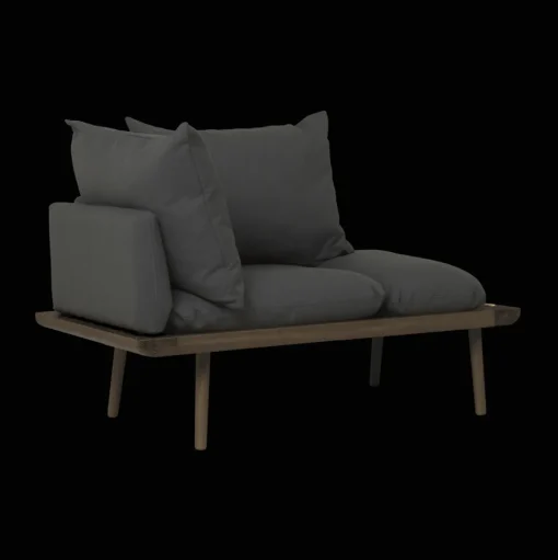 Umage Lounge Around 1½-Seater Sofa Mørk Eg/Shadow